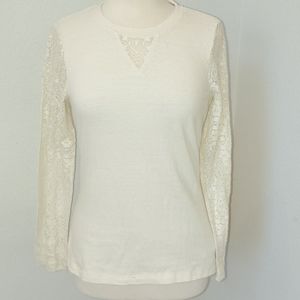Prana Off-white long sleeve sweater